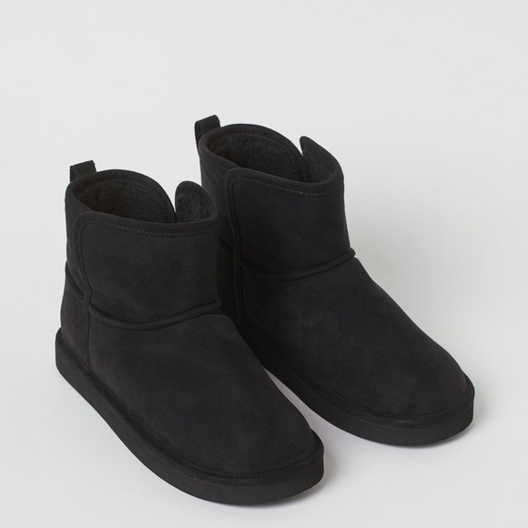 🎉PRICE ⬇️ H & M - Warm Lined Boots - Black size 38 - Picture 4 of 10